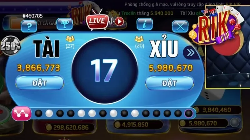 Ưu điểm game tài xỉu live tại cổng game Rikvip Ưu điểm game tài xỉu live tại cổng game Rikvip